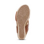 Aetrex Ashley Arch Support Wedge In Coffee Multi