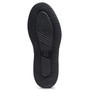 Johnston & Murphy Big Kid Upton Plain Toe in Black Full Grain Leather