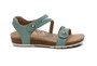 Aetrex  Jillian  Braided Quarter Strap Sandal In Sage