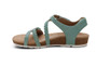 Aetrex  Jillian  Braided Quarter Strap Sandal In Sage