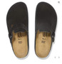 Birkenstock Women's Boston Chunky in Black Suede