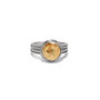 Brighton Meridian Aurora Ring in Silver-Golden Shadow