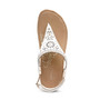 Aetrex Women's Evelyn Thong  Sandal in Ivory