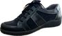 Suave Women's Laced Walking Shoes - Porto -Black