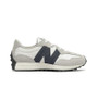 New Balance Big Kids Lifestyle 327 Lace in Grey and Black