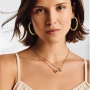 Brighton Enchanting Gem Hummingbird Necklace in Gold
