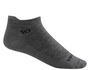 Wide Open Men's Solid Ankle Lightweight No Cushion Socks in Gray