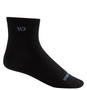 Wide Open Women's Solid Quarter Lightweight No Cushion Socks in Black