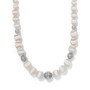 Brighton Contempo Moda Moonlit Bold Necklace in Silver-White