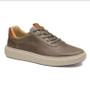 Johnston & Murphy Men's Anders Perfed U-Throat In Dark Taupe Oiled Full Grain