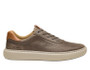 Johnston & Murphy Men's Anders Perfed U-Throat In Dark Taupe Oiled Full Grain