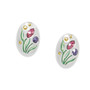 Brighton La Tulipe Post Earrings In Silver-Multi