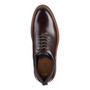 Johnston & Murphy Men's Upton One-Piece Perfed Plain Toe in Mahogany