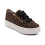 Aetrex Women's Aubrey Arch Support Platform Sneaker in Leopard