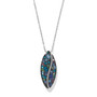 Brighton Trust Your Journey Navette Necklace in Silver-Blues