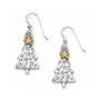 Brighton Twinkle Tree French Wire Earrings in Silver-Gold
