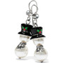 Brighton Tinsel Town Snowman French Wire Earrings