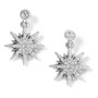 Brighton Radiant Star Post Earrings in Silver