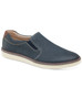 Johnston & Murphy Men's McGuffey Slip-On in Navy Perfed  Nubuck