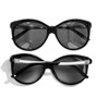 Brighton Meridian Sunglasses in Black