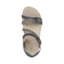 Aetrex Women's Jillian Braided Quarter Strap Sandal in Navy