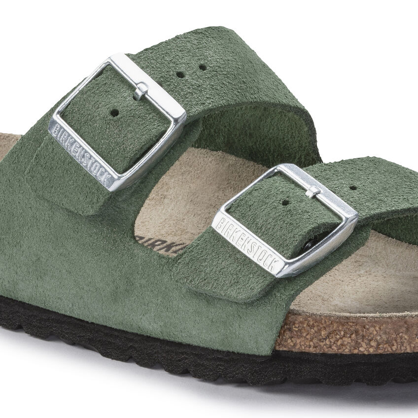 Arizona Suede Sandal - Thyme