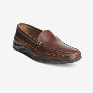 Allen Edmonds Port Washington Boulder Mens 12 D Hand Made Leather Loafers, Brown Men main image 2