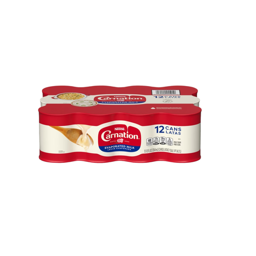Nestlé Carnation Evaporated Milk, 12 fl oz, 12 ct