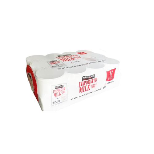 Kirkland Signature Evaporated Milk, 12 fl oz, 12 ct