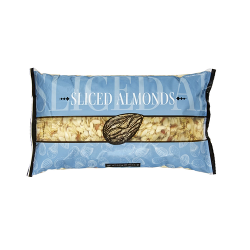 Sliced Raw Almonds, Baking Nuts, 5 lbs