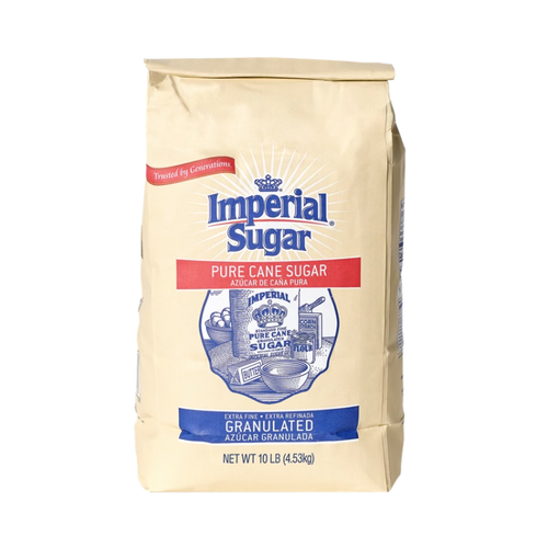 Imperial Sugar Pure Cane Sugar, Extra Fine Granulated, 10 lbs