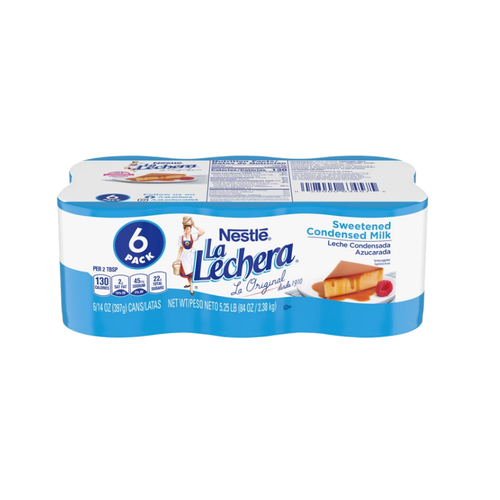 Nestlé La Lechera Sweetened Condensed Milk, 14 oz, 6 ct