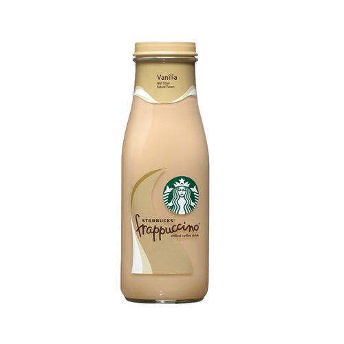 Starbucks Frappuccino Chilled Coffee Drink, Vanilla, 13.7 fl oz, 12 ct