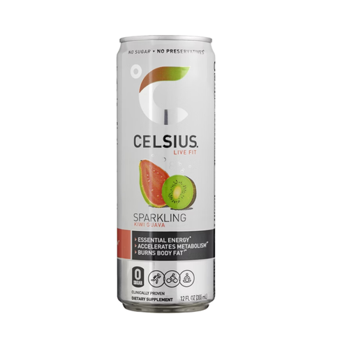 CELSIUS Energy Drink, Sparkling Kiwi Guava, 12 fl oz, 24 ct