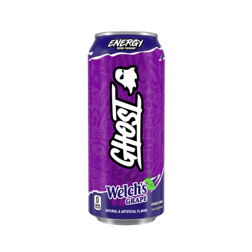Ghost Energy Drink, Welch's Grape, Zero Sugar, 16 fl oz, 18 ct