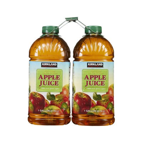 Kirkland Signature Apple Juice, Fresh Pressed, 1 Gallon, 2 ct