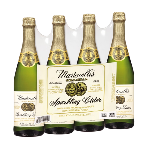 Martinelli's Sparkling Cider, Apple, 25.4 fl oz, 4 ct