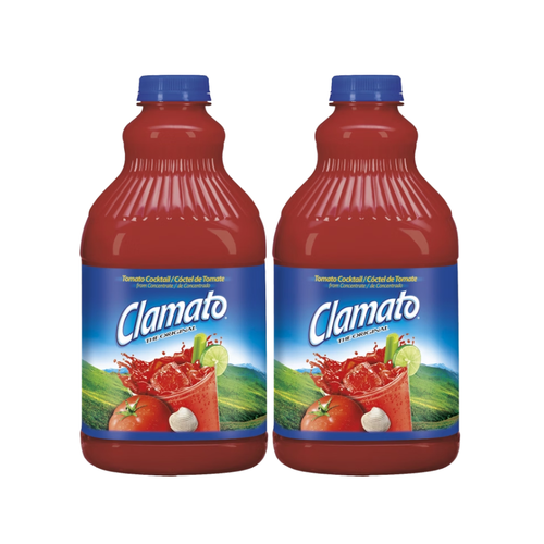 Clamato Tomato Cocktail, Original, 64 fl oz, 2 ct