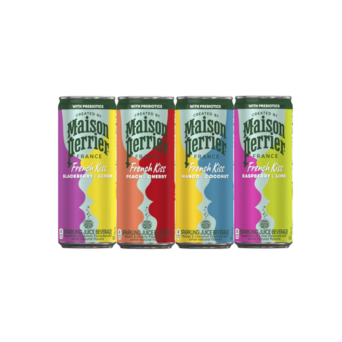 Maison Perrier French Kiss Sparkling Juice Beverage, Variety Pack, 11.15 fl oz, 20 ct