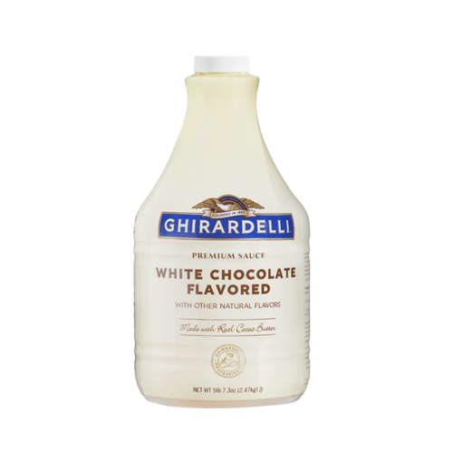 Ghirardelli Premium Sauce, White Chocolate, 87.3 oz