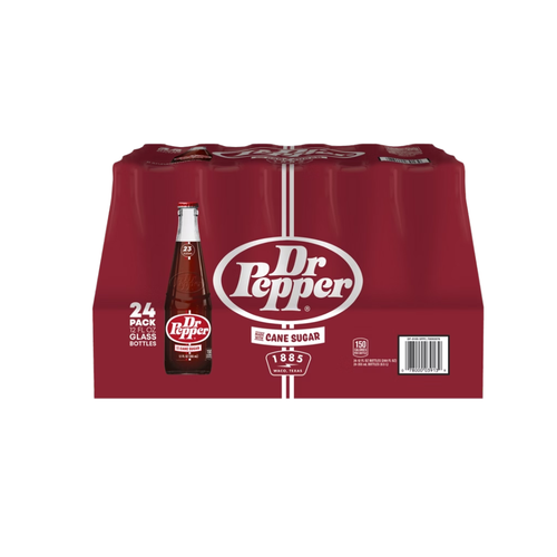 Dr Pepper Made with Sugar, 12 fl oz, 24 ct