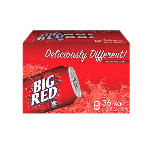 Big Red Soda, 12 fl oz, 36 ct
