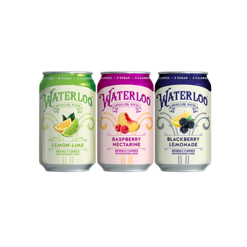 Waterloo Sparkling Water, Variety Pack, 12 fl oz, 24 ct
