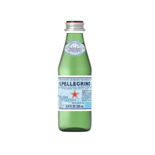 S.Pellegrino Sparkling Natural Mineral Water, 8.45 fl oz, 24 ct