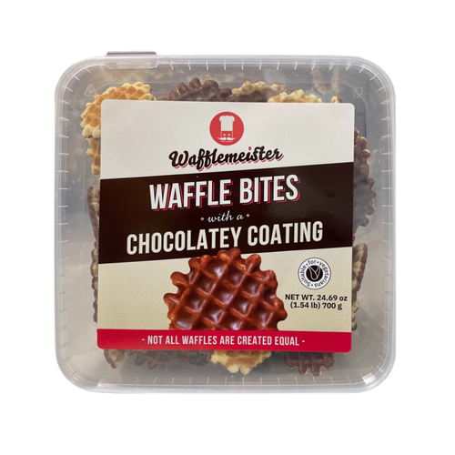 Wafflemeister Chocolate Waffle Bites, 24.69 oz