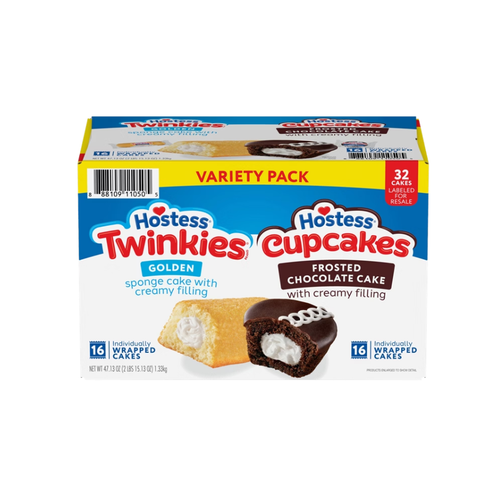 Hostess Cupcakes and Twinkies, Variety Pack, 32 ct