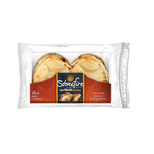 Stonefire Mini Naan Flatbread, Original, 18 ct