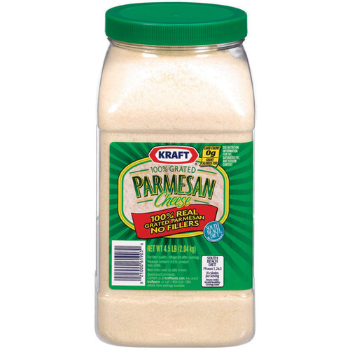 Kraft Grated Parmesan Cheese, 4.5 lbs
