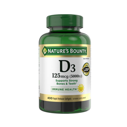Nature's Bounty Vitamin D3, 5000 IU, 400 ct