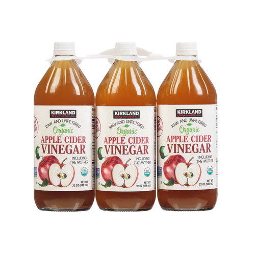 Kirkland Signature Organic Apple Cider Vinegar, 32 fl oz, 3 ct